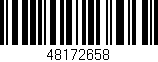 Código de barras (EAN, GTIN, SKU, ISBN): '48172658'