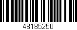 Código de barras (EAN, GTIN, SKU, ISBN): '48185250'