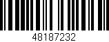 Código de barras (EAN, GTIN, SKU, ISBN): '48187232'