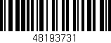 Código de barras (EAN, GTIN, SKU, ISBN): '48193731'