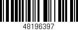 Código de barras (EAN, GTIN, SKU, ISBN): '48196397'