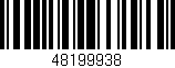 Código de barras (EAN, GTIN, SKU, ISBN): '48199938'