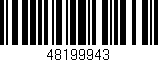 Código de barras (EAN, GTIN, SKU, ISBN): '48199943'
