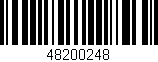 Código de barras (EAN, GTIN, SKU, ISBN): '48200248'