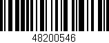 Código de barras (EAN, GTIN, SKU, ISBN): '48200546'