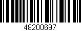 Código de barras (EAN, GTIN, SKU, ISBN): '48200697'