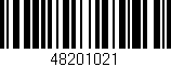 Código de barras (EAN, GTIN, SKU, ISBN): '48201021'