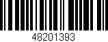 Código de barras (EAN, GTIN, SKU, ISBN): '48201393'