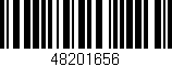 Código de barras (EAN, GTIN, SKU, ISBN): '48201656'