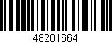 Código de barras (EAN, GTIN, SKU, ISBN): '48201664'