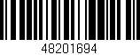 Código de barras (EAN, GTIN, SKU, ISBN): '48201694'
