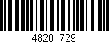 Código de barras (EAN, GTIN, SKU, ISBN): '48201729'