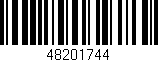 Código de barras (EAN, GTIN, SKU, ISBN): '48201744'