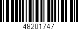 Código de barras (EAN, GTIN, SKU, ISBN): '48201747'