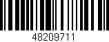 Código de barras (EAN, GTIN, SKU, ISBN): '48209711'