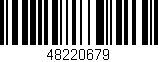 Código de barras (EAN, GTIN, SKU, ISBN): '48220679'