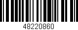 Código de barras (EAN, GTIN, SKU, ISBN): '48220860'