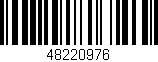 Código de barras (EAN, GTIN, SKU, ISBN): '48220976'
