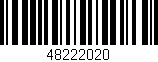 Código de barras (EAN, GTIN, SKU, ISBN): '48222020'