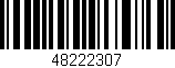 Código de barras (EAN, GTIN, SKU, ISBN): '48222307'