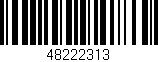 Código de barras (EAN, GTIN, SKU, ISBN): '48222313'
