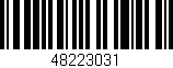 Código de barras (EAN, GTIN, SKU, ISBN): '48223031'