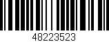 Código de barras (EAN, GTIN, SKU, ISBN): '48223523'