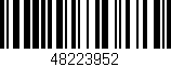 Código de barras (EAN, GTIN, SKU, ISBN): '48223952'