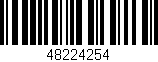 Código de barras (EAN, GTIN, SKU, ISBN): '48224254'