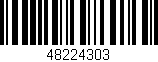 Código de barras (EAN, GTIN, SKU, ISBN): '48224303'