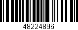 Código de barras (EAN, GTIN, SKU, ISBN): '48224896'