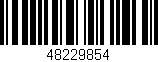 Código de barras (EAN, GTIN, SKU, ISBN): '48229854'