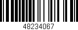 Código de barras (EAN, GTIN, SKU, ISBN): '48234067'