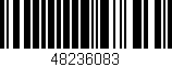 Código de barras (EAN, GTIN, SKU, ISBN): '48236083'