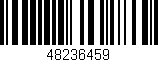 Código de barras (EAN, GTIN, SKU, ISBN): '48236459'