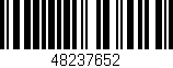 Código de barras (EAN, GTIN, SKU, ISBN): '48237652'