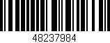 Código de barras (EAN, GTIN, SKU, ISBN): '48237984'