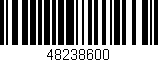 Código de barras (EAN, GTIN, SKU, ISBN): '48238600'