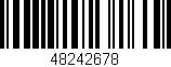 Código de barras (EAN, GTIN, SKU, ISBN): '48242678'
