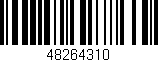 Código de barras (EAN, GTIN, SKU, ISBN): '48264310'