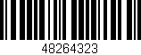 Código de barras (EAN, GTIN, SKU, ISBN): '48264323'
