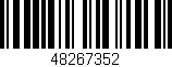 Código de barras (EAN, GTIN, SKU, ISBN): '48267352'