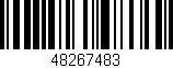 Código de barras (EAN, GTIN, SKU, ISBN): '48267483'