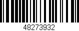 Código de barras (EAN, GTIN, SKU, ISBN): '48273932'