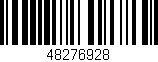 Código de barras (EAN, GTIN, SKU, ISBN): '48276928'