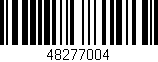 Código de barras (EAN, GTIN, SKU, ISBN): '48277004'