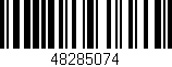 Código de barras (EAN, GTIN, SKU, ISBN): '48285074'