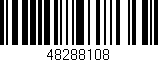 Código de barras (EAN, GTIN, SKU, ISBN): '48288108'