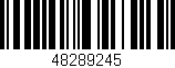 Código de barras (EAN, GTIN, SKU, ISBN): '48289245'
