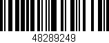 Código de barras (EAN, GTIN, SKU, ISBN): '48289249'